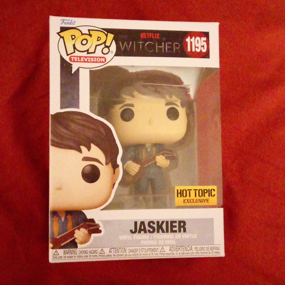 (2 for $25) Witcher Jaskier, Funko Pop.